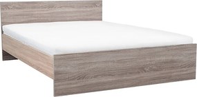 Miami franciaágy ágyneműtartó nélkül 160x200 cm yorki tölgy-sonoma tölgy