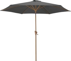 ROJAPLAST Napernyő dönthető WOOD 3 m szürke