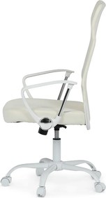 KA-W3109 bézs szövet irodai szék hinta mechanizmussal