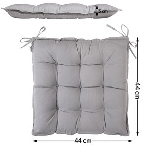 Detex® 4 x Cozy párna - szürke