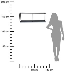 LOFT fali polc 30x90 cm
