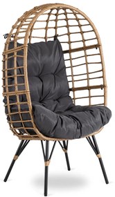 Kerti Pihenőfotel Szürke Színben. MADISON