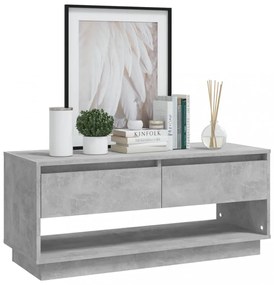 betonszürke szerelt fa TV-szekrény 102x41x44 cm