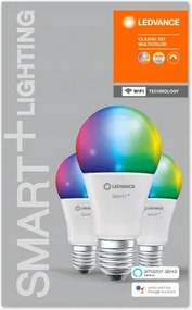 Ledvance Led izzók E27 9W DIM Smart+ WiFi Rgb x3