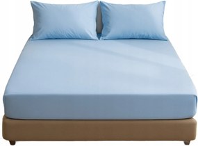 Meslina Home Gumis Lepedő Kék 200X200 Opa