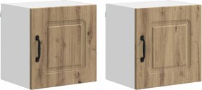 vidaXL Konyhaszekrény Kalmar 2 pcs Artisan tölgy 40 x 31 x 40 cm