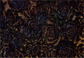 Flizelin fotótapéta Rózsa a falon akcentus a lakásban 520x318 +ragasztó