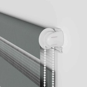 zebrafüggönnyel sötét szürke szövetszélesség 45,9 cm poliészter