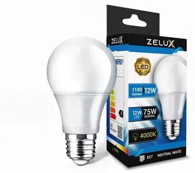 Zelux Led Globe A60 12W E27 4000K Gömb Izzó