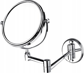 Nimco rozsdamentes acél kozmetikai fürdőszobai tükör 3X kétoldalas Zr 6992N-26_