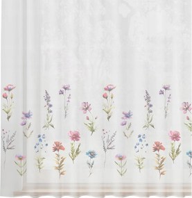 Fátyolfüggöny Méteres 157cm Függöny Virágos Függöny Méteres Függöny Mezei Virágok