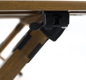 Kempingasztal, barna, ARTUR