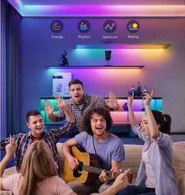 Govee - M1 PRO PREMIUM Smart RGBICW+ LED szalag 2m Wi-Fi Matter