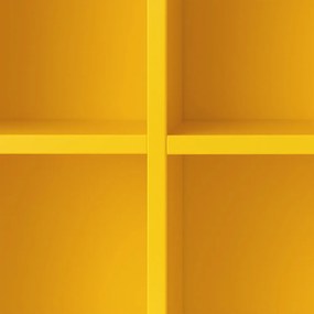 Boxie nyitott fali szekrény 80x80x37 cm sárga