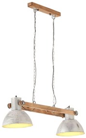 ezüstszínű ipari függőlámpa 25 W 109 cm E27