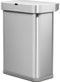 Simplehuman Érintésmentes szemeteshangérzékelővel, 58 l, rozsdamentes acél, matt