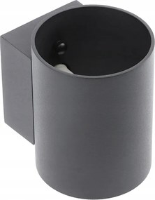 Lámpatest G9 cső fali lámpa alumínium fekete