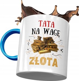 Kék Bögre Apának Apák napjára Ajándék Nyomtatott Fotóval