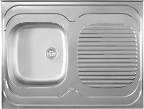Metalac Standard L Csepegtetőtálcás Inox Mosogató