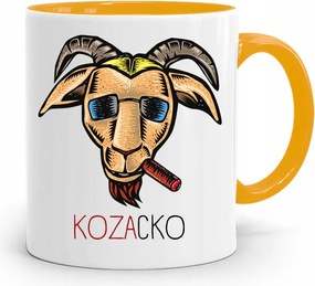 Sárga Bögre Vicces Bakancs Ajándék fényképes nyomtatással