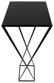 Virágállvány 100x24 fekete