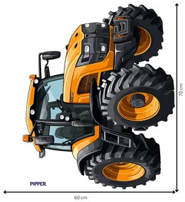 PIPPER. Textil falmatrica "Traktor"