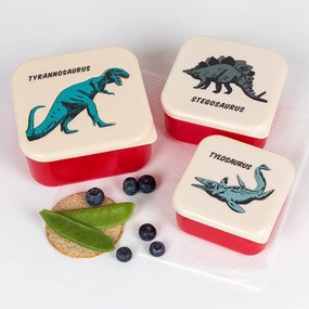 Prehistoric Land 3 db uzsonnás doboz gyerekeknek - Rex London