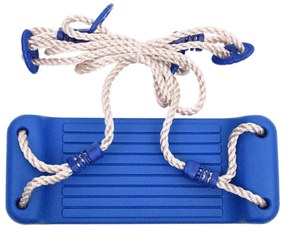 2 db kék polietilén hinta kötéllel 37 x 15 cm