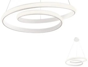 Redo 01-1888 - Dimmelhető LED kábeles csillár TORSION LED/29W/230V Ø 55 cm fehér
