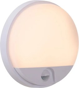 LUCIDE 22863-10-31 HUPS Fali Lámpa Mozgásérzékelővel Fehér LED IP44