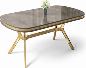 Olya - Anthracite, Gold