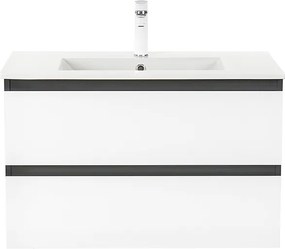 Vario Forte 80 alsó szekrény mosdóval antracit-fehér