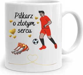 Aranyszívű Labdarúgó Bögre fényképes nyomtatással