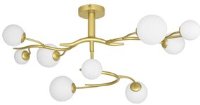 Brilagi - LED Felületre szerelhető csillár MISTEL 9xG9/3W/230V arany/fehér