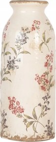 Kerámia váza Tilda virágokkal 8x20 cm