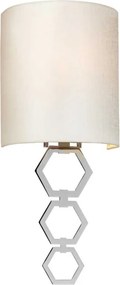 Elstead Lighting Clark CLARK-SMALL-PC Fali lámpa 1x60W/E27