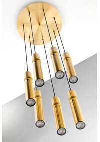 Jupiter 2021 - Csillár zsinóron ALAS 7xGU10/10W/230V arany