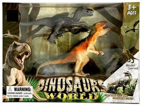 Dinoszaurusz műanyag figura 2db-os szett dobozban