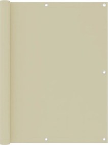 vidaXL krémszínű oxford-szövet erkélynapellenző 120 x 600 cm