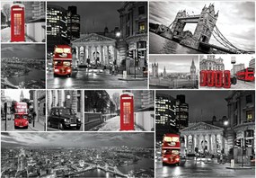 Fotótapéta - London nevezetességei (152,5x104 cm)
