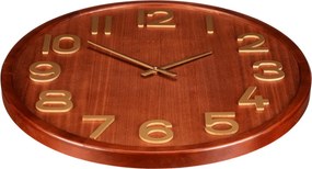 Falióra 60 cm átmérő fa és MDF furnérhatású