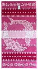 Pantelleria Pink Strandtörölköző