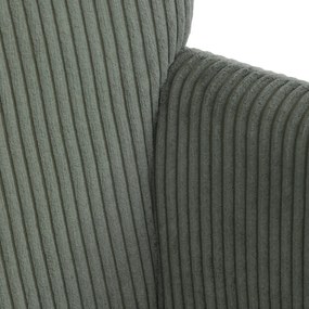 Pihenőfotel lábtartóval L7285 GRN6, zöld