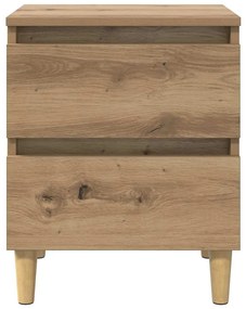 vidaXL Ágy szekrények 2 pcs Artisan tölgy 40 x 35 x 50 cm Faanyag