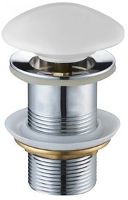 Mexen klikk-klakk kör alakú, fehér kerámia matt - 79910-01