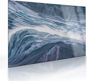 Az absztrakció képe (üvegen) (70x50 cm)