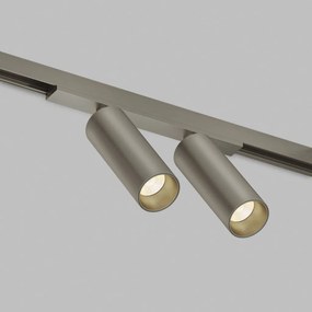 DK/EU-5742-DN Shine Track light, SPOT 3000 series, D35*H100, LED, 48V DC, 8W*2 , RA≥90, 3000K, IP20, dark nickel color, aluminum — DK/EU-5742-DN