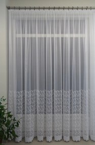 Mg Függöny Wexa Enzo fehér Hímzés 150x250 szalaggal