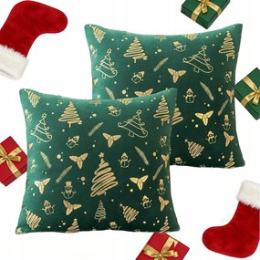2x Karácsonyi Párnahuzatok Karácsonyi párnahuzat 2db
