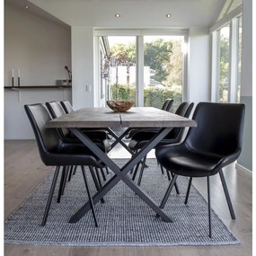 Toulon bővíthető étkezőasztal 200x95 cm füstös tölgy